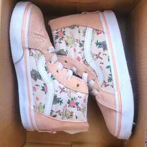 OFFERS✅️Toddler girl Sk8-hi zip vans shoes 8